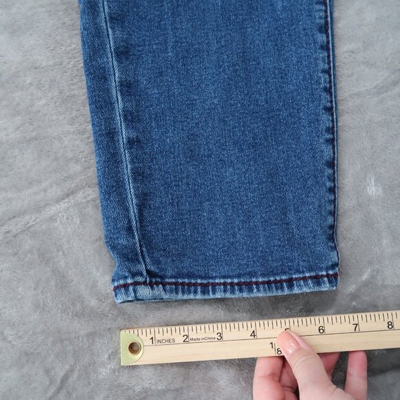 True Religion Jeans Mens 40x34 Blue Rocco Relaxed Skinny Whiskered Stretch - Picture 7 of 16